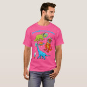Neurodiverse Universum Dinosaurussen Ruimte ADHD A T-shirt (Voorkant volledig)