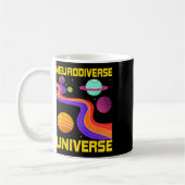 Neurodiverse Universum Neurodiversiteit ADHD Autis Koffiemok (Links)