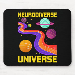Neurodiverse Universum Neurodiversiteit ADHD Autis Muismat