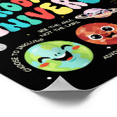 Neurodiverse Universum Neurodiversiteit Autisme Be Poster (Hoek)