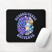 Neurodiverse Universum Neurodiversiteit Hersenen A Muismat (Met muis)