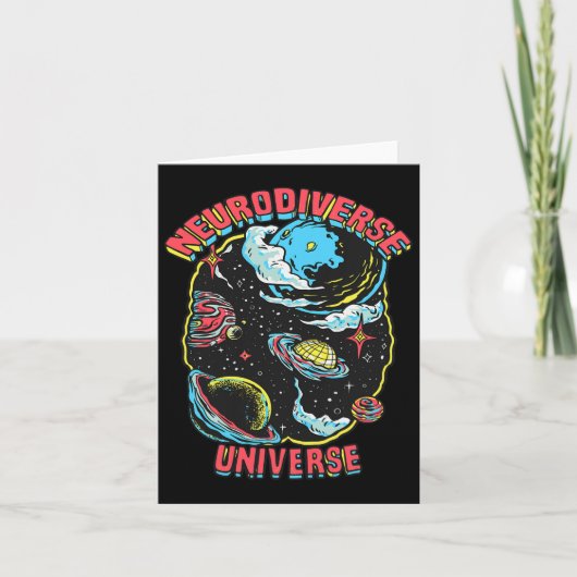 Neurodiverse Universum Neurodiversiteit Omhels ADH Kaart (Voorkant)