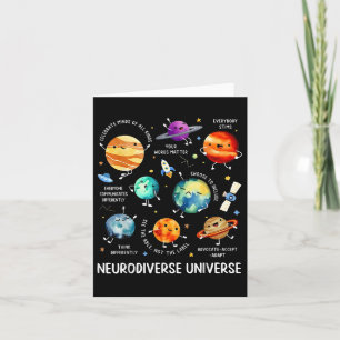 Neurodiverse Universum Planeet Autisme Bewustzijn Kaart