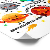 Neurodiverse Universum Ruimteplaneet Special Educa Poster (Hoek)