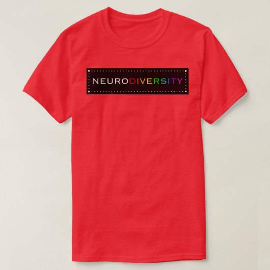 Neurodiversiteit 26 t-shirt (Design voorkant)