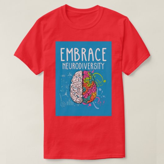 Neurodiversiteit 6 t-shirt (Design voorkant)