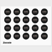 Neurodiversiteit ADHD Elke geest verdient het om e Ronde Sticker (Vel)