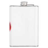 Neurodiversiteit (autisme, adhd, enz.) roestvrij s heupfles (Achterkant)