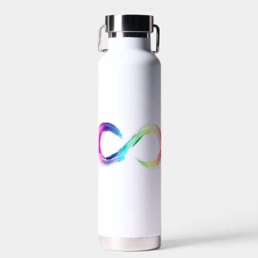 Neurodiversiteit (autisme, adhd, enz.) waterfles (Voorkant)