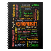 Neurodiversiteit Autisme ADHD Spiral Notitieboek (Voorkant)