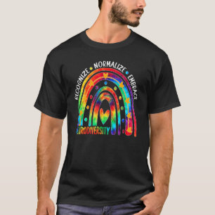 Neurodiversiteit Autisme Bewustzijn Asd Adhd Rege T-shirt