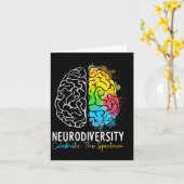 Neurodiversiteit - Autisme Spectrum ASD ADHD Rainb Kaart (Gele Bloem)