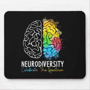 Neurodiversiteit - Autisme Spectrum ASD ADHD Rainb Muismat