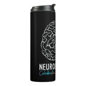Neurodiversiteit Autisme Spectrum ASD ADHD Regenbo Thermosbeker (Gedraaid links)