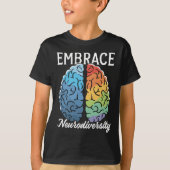 Neurodiversiteit Bewustmaking voor geestelijke gez T-shirt (Voorkant)