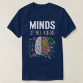 Neurodiversiteit Brain ADHD Autisme 3 T-shirt (Design voorkant)