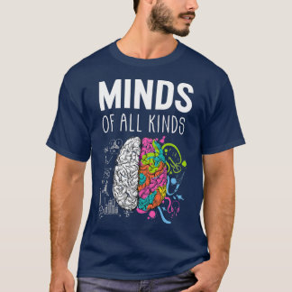 Neurodiversiteit Brain ADHD Autisme 3 T-shirt