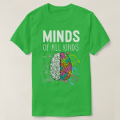 Neurodiversiteit Brain ADHD Autisme Klassiek T-shirt (Design voorkant)