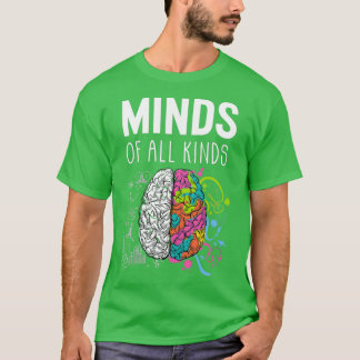 Neurodiversiteit Brain ADHD Autisme Klassiek T-shirt