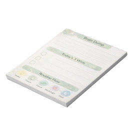 Neurodiversiteit Brain Dump Dagelijkse Check | Sal Notitieblok