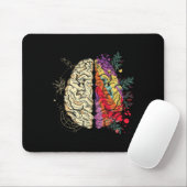 Neurodiversiteit Brain Mental Health Autisme Aware Muismat (Met muis)