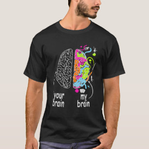 Neurodiversiteit Brein Idee Voor Dyslexie Adhd Aut T-shirt