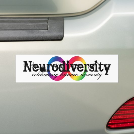 Neurodiversiteit bumpersticker (Op auto)