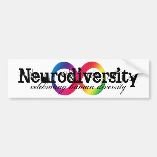 Neurodiversiteit bumpersticker (Voorkant)