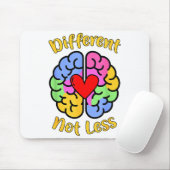 Neurodiversiteit Dyslexie Autisme Bewustzijn Ander Muismat (Met muis)