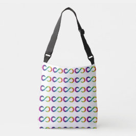 Neurodiversiteit geborsteld crossbody tas