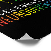 Neurodiversiteit Geestelijke gezondheid Autisme Be Poster (Hoek)