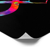 Neurodiversiteit Heart Infinity Sign Autisme Aware Poster (Hoek)