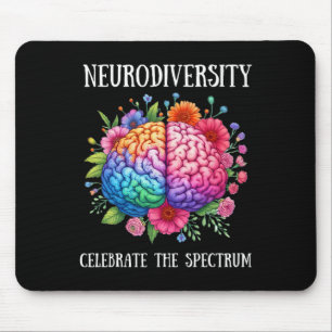 Neurodiversiteit Hersenen ADHD Bewustzijn ASS Auti Muismat