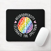 Neurodiversiteit Hersenen Autisme Bewustzijn ASD A Muismat (Met muis)
