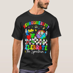 Neurodiversiteit hersenen autisme bewustzijn asd a t-shirt