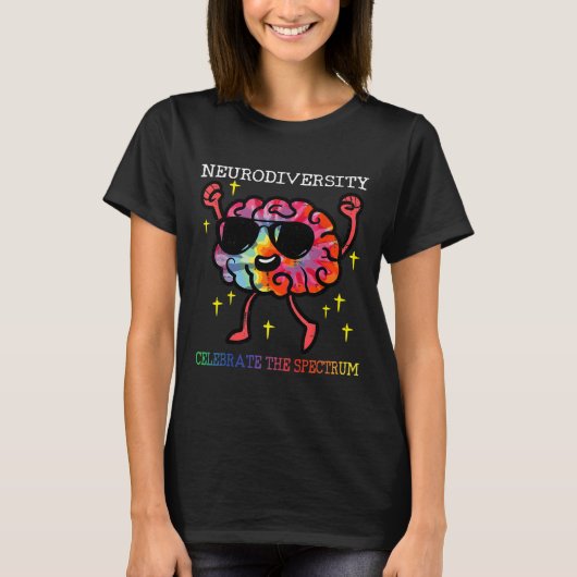 Neurodiversiteit Hersenen Autisme Bewustzijn ASS A T-shirt (Voorkant)