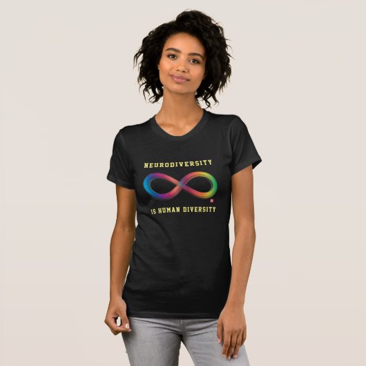 Neurodiversiteit is de menselijke diversiteit T-sh T-shirt (Voorkant volledig)