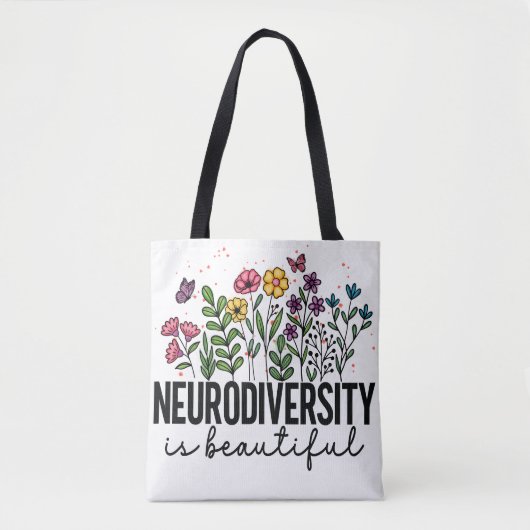 Neurodiversiteit is een mooie Canvas tas (Voorkant)