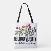 Neurodiversiteit is een mooie Canvas tas (Achterkant)