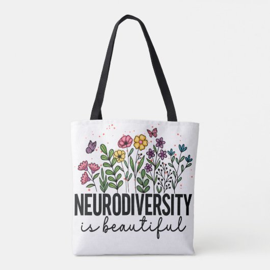 Neurodiversiteit is een mooie Canvas tas (Achterkant)