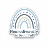 Neurodiversiteit is een mooie vinylsticker sticker (Voorkant)
