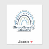 Neurodiversiteit is een mooie vinylsticker sticker (Vel)