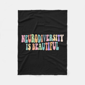 Neurodiversiteit is een prachtig Autisme bewustzij Fleece Deken