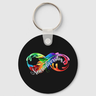 Neurodiversiteit is een prachtig geschenk sleutelhanger