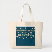 Neurodiversiteit is een prachtig speciaal opvoed grote tote bag (Voorkant)