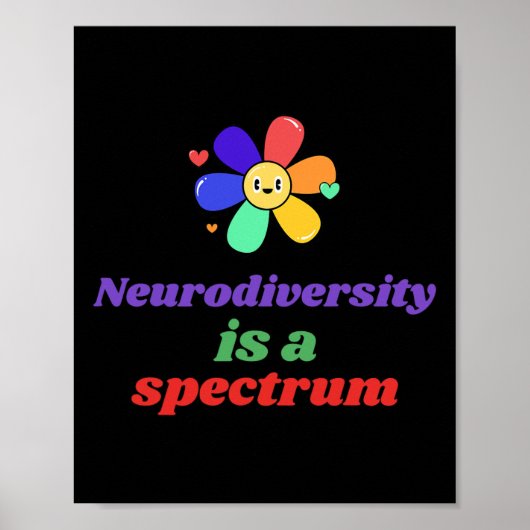 Neurodiversiteit is een spectrumstoornis met ADHD Poster (Voorkant)