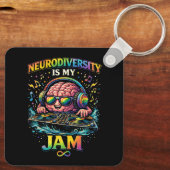 Neurodiversiteit Is Mijn Ding Sleutelhanger (Achterkant)