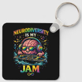 Neurodiversiteit Is Mijn Ding Sleutelhanger (Achterkant)