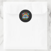 Neurodiversiteit is mijn jam autisme Awarenes Ronde Sticker (Tas)