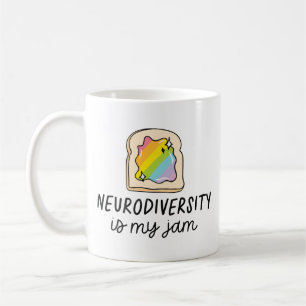 Neurodiversiteit Is Mijn Jam Regenboog Toast Koffiemok